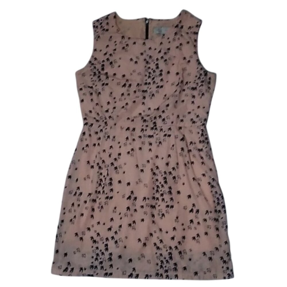 CAMEO ROSE, SLEEVELESS BIRD DRESS, COLOR: PEACH, SIZE: M